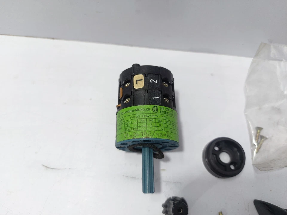 Klockner Moeller T1-2-142/ez-NA Selector Switch 10A 600V AC Heavy Duty A600 - Image 3 of 4
