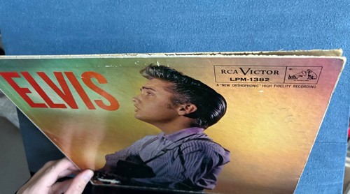 ELVIS PRESLEY 'ELVIS' S/T LP~RARE '56 MONO DG 1S/1S 1st PRESS PROMO COPY~AD-BACK - Bild 5 von 7