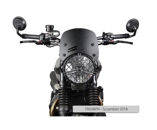 Cupolino Biondi Nero Satinato 8010449 per TRIUMPH SCRAMBLER 900 2018 > 2024 - Imagen 3 de 3