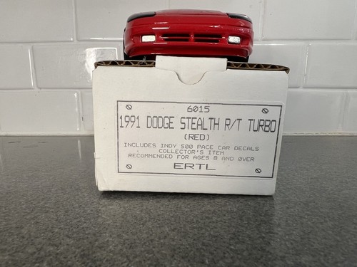 AMT Ertl Indy Pace Car 1991 Dodge Stealth R/T Turbo ROT Händler Promo 6015 Neu in OVP - Bild 5 von 6