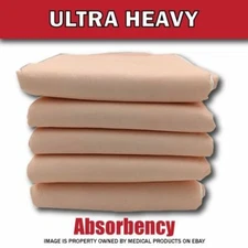 100 Disposable Incontinence Underpads for Bed 26x30 Quilted Thick Pee Pee Pads