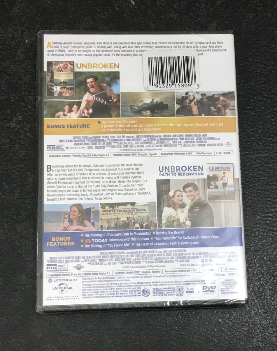 Unbroken: 2-Movie Collection DVD NEW SEALED