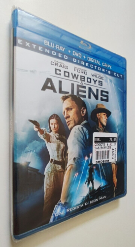 Cowboys & aliens BLURAY - NUOVO SIGILLATO (extended director's cut) - Foto 1 di 2