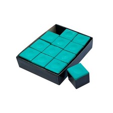Freetime Fun 12-Pack of Premium Green Pool Billiard Cue Stick Chalk