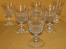 Set Of 6 Antique Water Glasses In Baccarat Saint-Louis Crystal 19th Century
