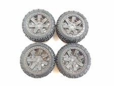 New 4x Traxxas Sledgehammer Jato 4x4 Bl-2s 18 Buggy Tires 17mm Hex Wheels