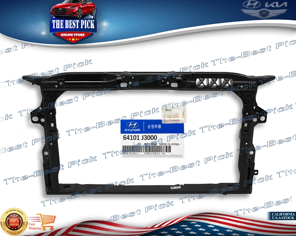 ⭐GENUINE⭐ Radiator Support For Hyundai Veloster 2019-2021  64101J3000 - Image 2 of 2