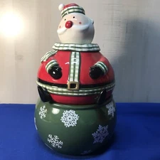 Adorable Harry and David Santa Dip Bowl With Warmer