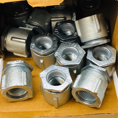 (BOX OF 24) EATON/CROUSE-HINDS 190M - 1/2'' TREE PIECE CONDUIT FITTING COUPLING 