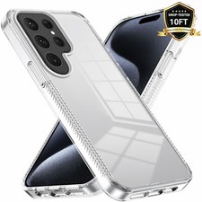 For Samsung Galaxy A05 5G S24 Ultra A35 A54 S23 Slim Crystal Clear Case PC Cover