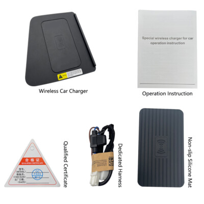 Center Console Phone Wireless Fast Charging Pad for Toyota Highlander 2015-2022