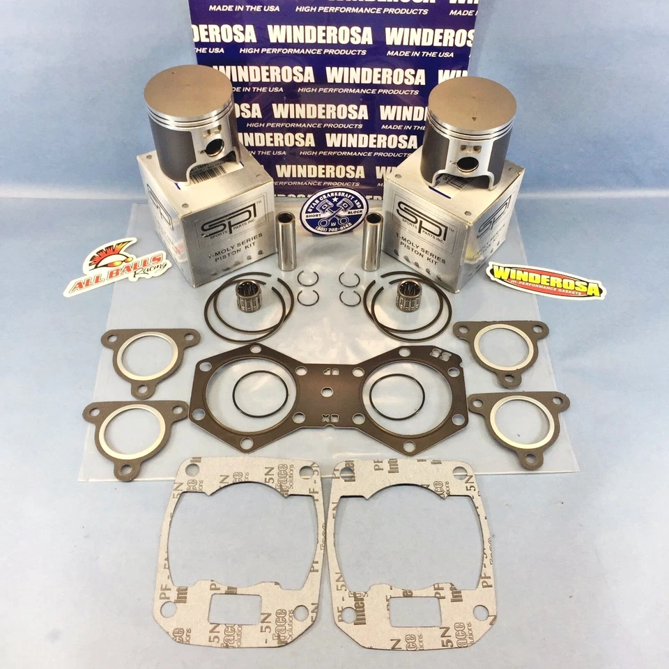 POLARIS 550 SPI PISTONS STD WINDEROSA TOP END GASKET KIT 2003-2013 03-13 CLASSIC - Image 2 of 4