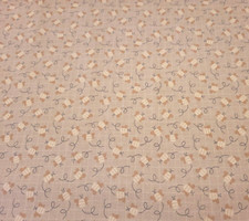 Little Critters BTY P B Textiles Gray Tonal Tan Bumble Bees