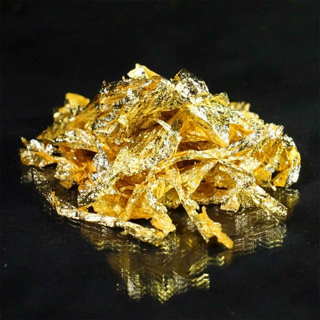 L.A. Gold Leaf 23.5K Gold Powder or Flakes (For Baking and Cosmetics