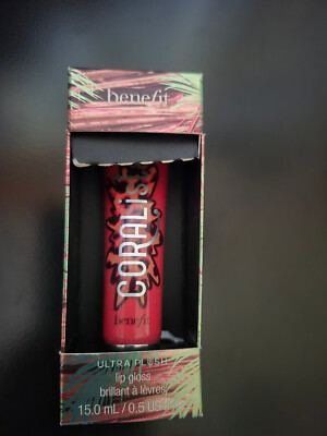 Benefit ~ CORALISTA ~ Ultra Plush Lip Gloss 