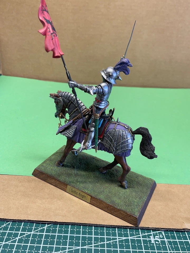Hinchliffe Models Giant Gothic Knight Mounted 90mm Connoisseur Pro Painted A+++ - Image 2 of 4