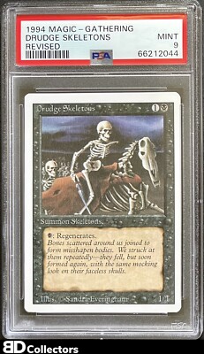 REVISED DRUDGE SKELETONS PSA 9 1994 Magic The Gathering MTG MINT