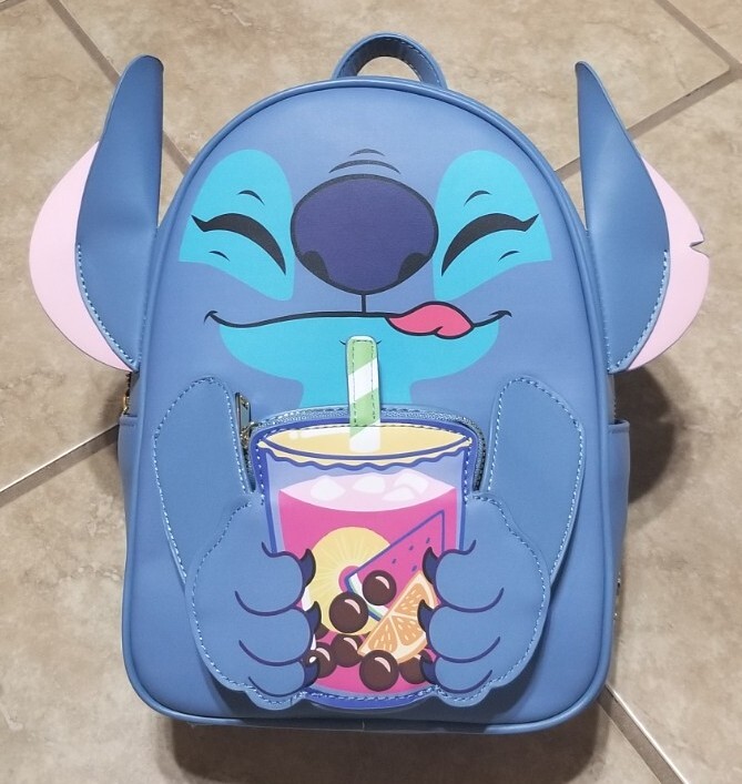 Her Universe Disney Stitch Drinking Boba Mini Backpack | eBay display picture 1