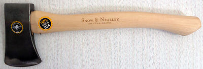 Snow & Nealley Outdoorsman s Belt Axe Hatchet 014S Handmade in Maine 100% USA