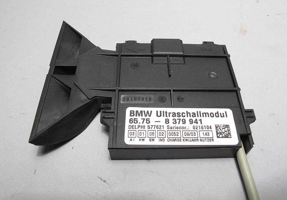 Ультразвуковой модуль сигнализации потолка крыши BMW E53 X5 SAV датчик 2000-2004 б/у от оригинального производителя - Изображение 2 из 4