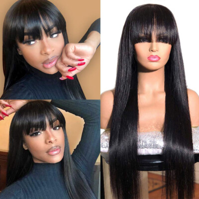 wigs with long bangs