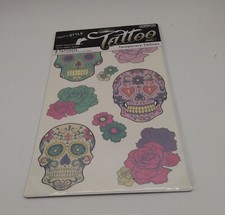 Day of the Dead 8 Temporary Tattoos