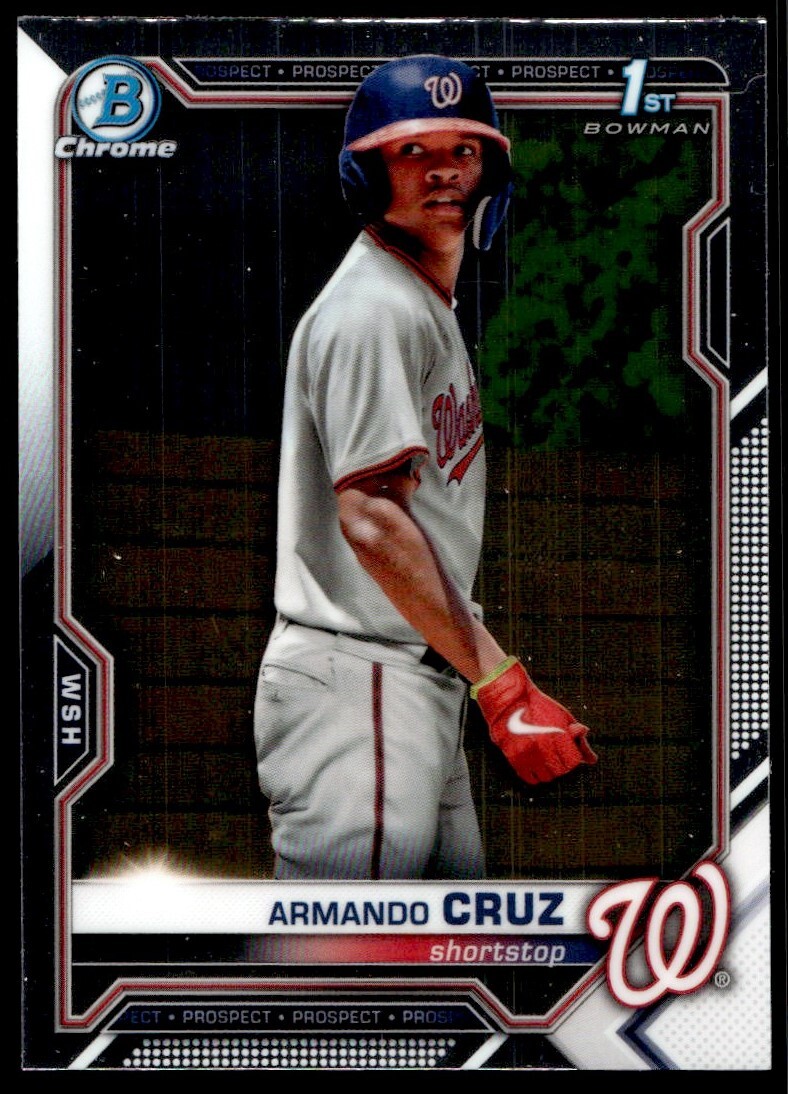 2021 Bowman Chrome Prospects Armando Cruz Washington Nationals #BCP-247