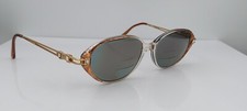 Vintage Tura 506 Brown Translucent Oval Sunglasses France FRAMES ONLY