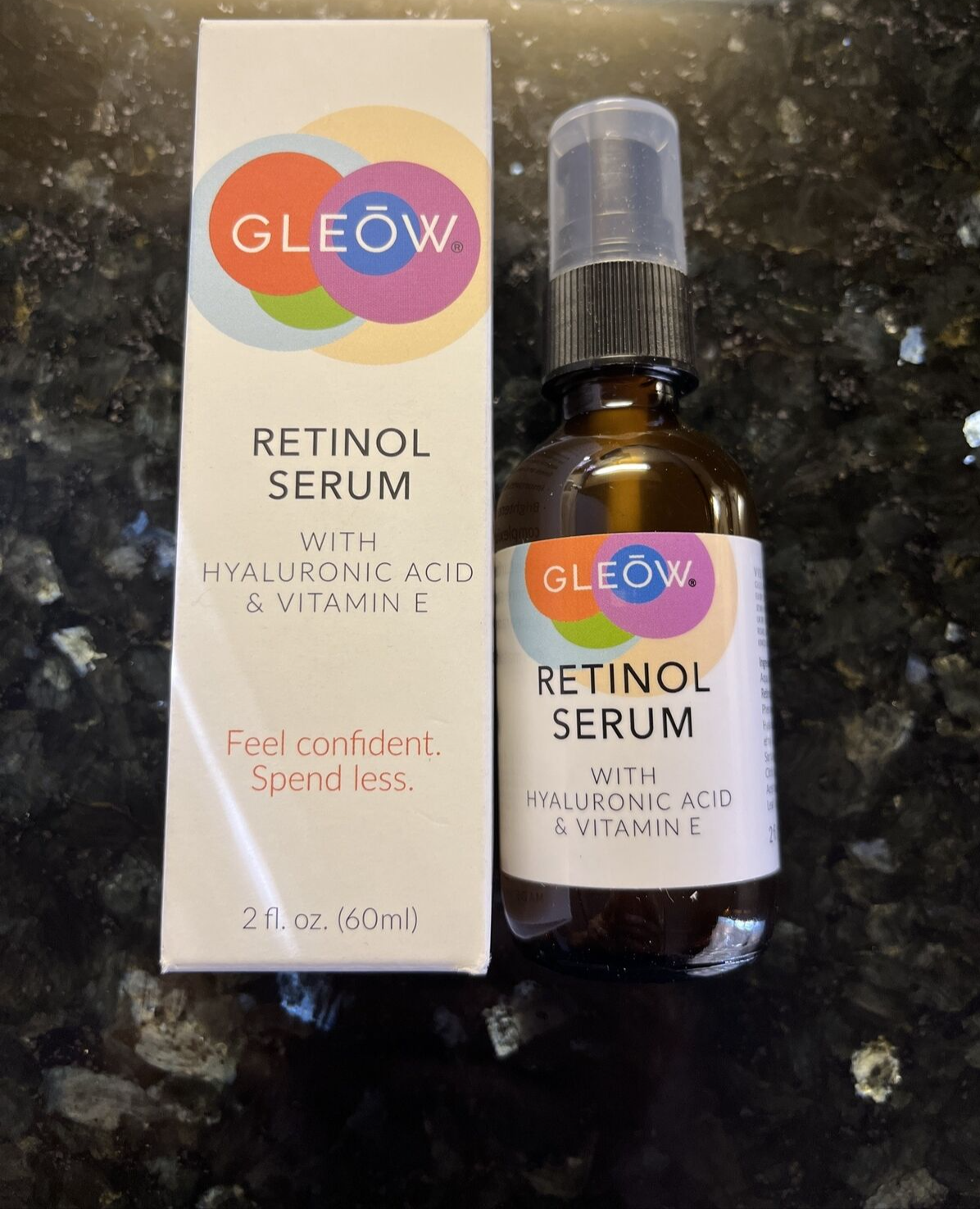 Retinol Serum with Hyaluronic Acid and Vitamin E 2 oz EXP 8/26 New-image