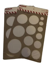 PICKETT, 2 GIANT METRIC CIRCLES TEMPLATE 1301i. CHARTPAK, INC.