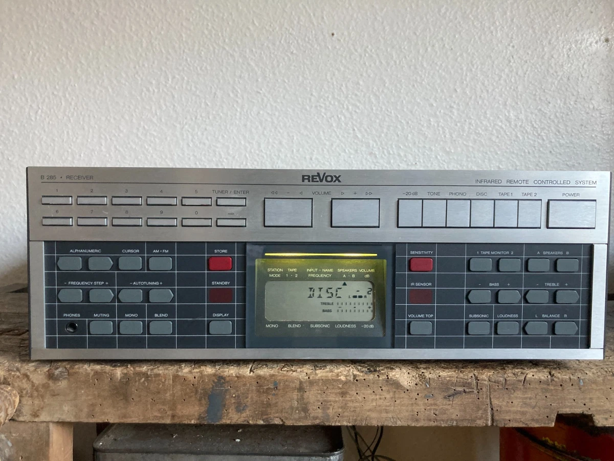 REVOX B285 + B205 Control remoto / Sistema de control remoto infrarrojo receptor
