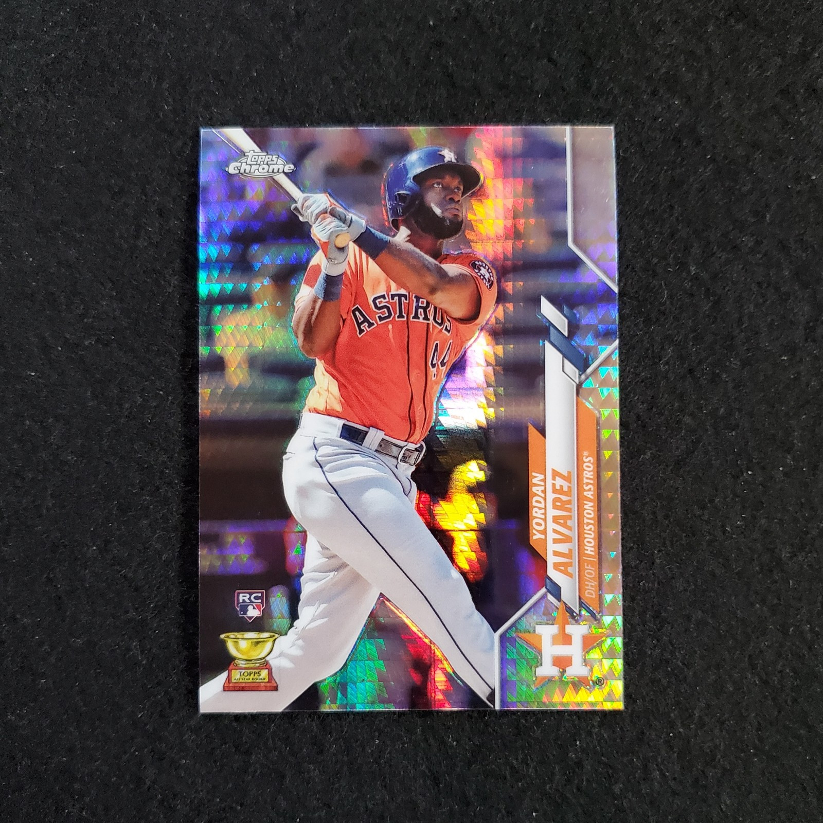2020 Yordan Alvarez Topps Chrome Prism Refractor Rookie RC