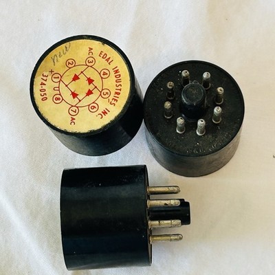 Lot Of 3 Bridge Rectifier EDAL INDUSTRIES INC.  Solid Rectifier Octal 8 Pin