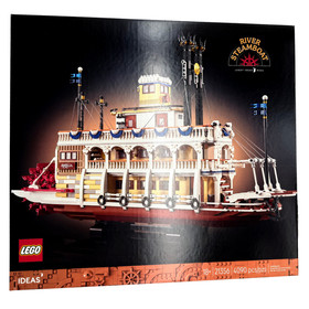 LEGO 21356 Ideas River Steamboat Building Set for 18+ Ages, 4090 Pieces
