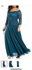 Soulmates 3X Dress - 350 Retail   Teal   Mother Of The Bride - GORGEOUS 