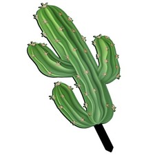  Outdoor Garden Decoration Cactus Yard Ornament Decorative Stakes Art