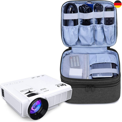 Luxja Beamertasche für Mini Beamer, Projektor Tasche Kompatibel mit APEMAN, QKK