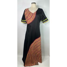 Unbranded Long Beaded Colorful Kaftan Short Sleeve No Tags