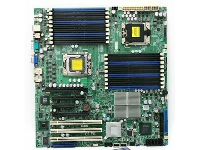 Supermicro X8DTN+ LGA1366 Intel 5520 E-ATX Server Motherboard Used