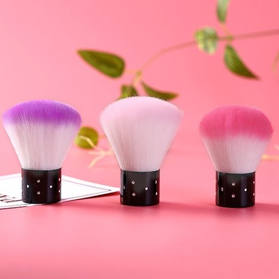 Multifunctional Nail Scrub Tool Soft Fiber Bristle Brush Gentle On Cuticles