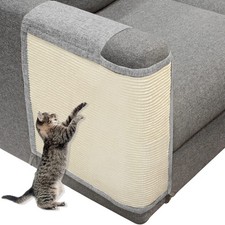 Cat Scratch Couch Sofa Protector with Natural Sisal for Protecting Furniture ...