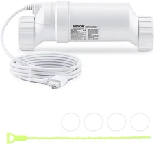 VEVOR Salt Cell Chlorinator Fits for Hayward W3T-Cell-9 T9 Pool Water System