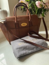 Borsa Bayswater Mulberry rovere marrone piccola classica pelle grana + dust bag