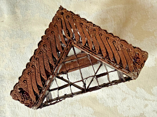 Vintage Copper Corner Tjap Batik Block Printing