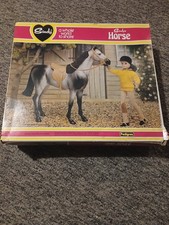 Vintage Sindy Pedigree Horse Grey Black  Equestrian Doll Pony