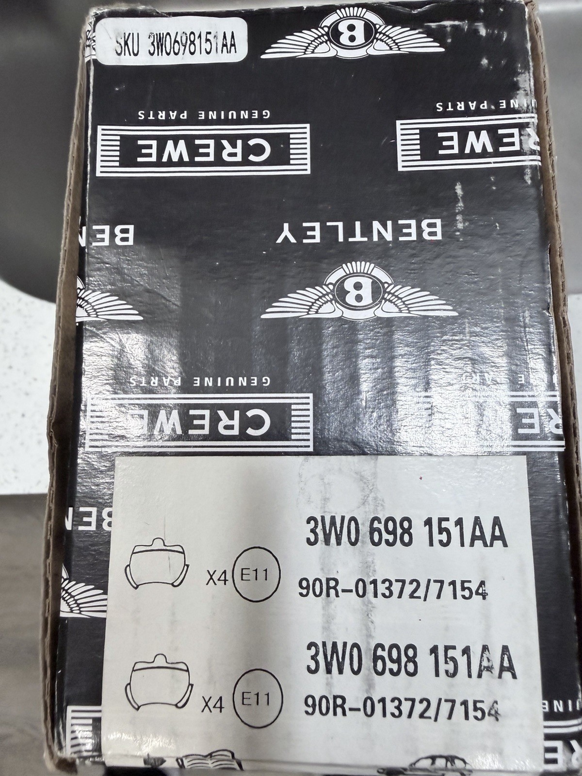 Genuine Bentley Front Brake Pad kit fits Bentley Continental GT GTC Flying Spur