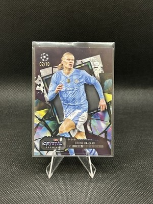 Erling Haaland 02/10 Topps Crystal 2023/24 Manchester City BVB Dortmund