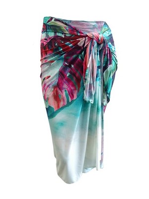 Contours by Coco Reef Women's Oversize Sarong Swim Cover-Up O/S, Multi
