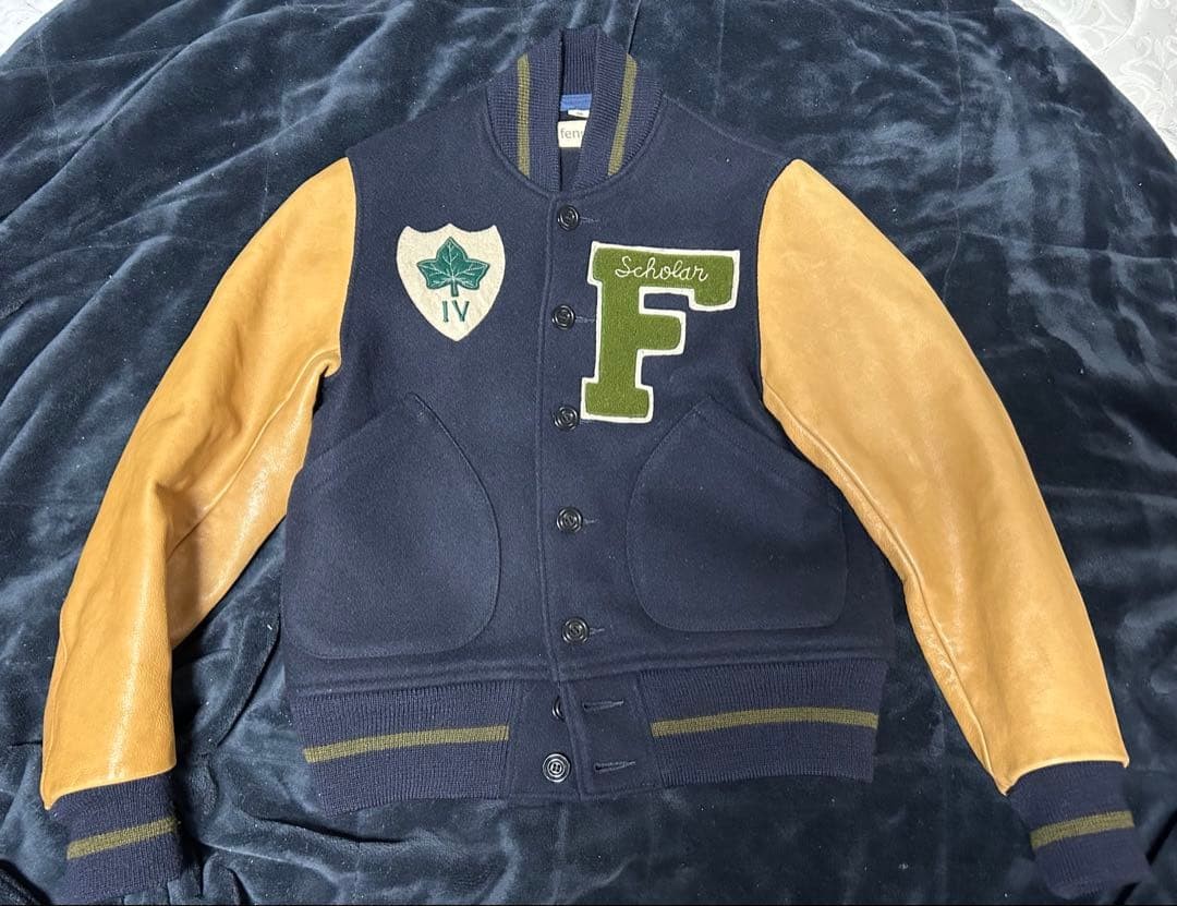 Buzz Rickson's Stadium Leather Varsity Jacket 6 S… - image 1