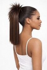 Biba Platinum Straight Drawstring Ponytail Hair Extension Synthetic F4/30 14in